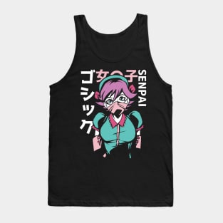 PASTEL GOTH ANIME GIRL Tank Top